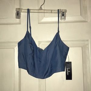 Two-Piece denim set from Lulus